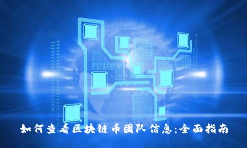 如何查看区块链币团队信息：全面指南